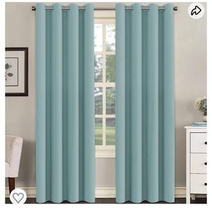 Set of 2 Panels Blackout Curtains. NWT